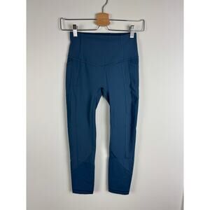 Lululemon All The Right Places Blue Leggings Size 4